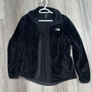 Women The Northface Black osito Sweater in size Small.